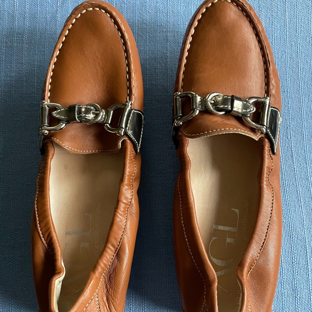 AGL Attilio Giusti Lebruni loafer shoes brown size 39.5